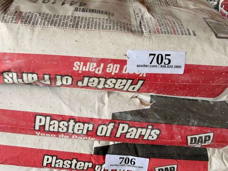 8 Bags of DAP Plaster of Paris Bag