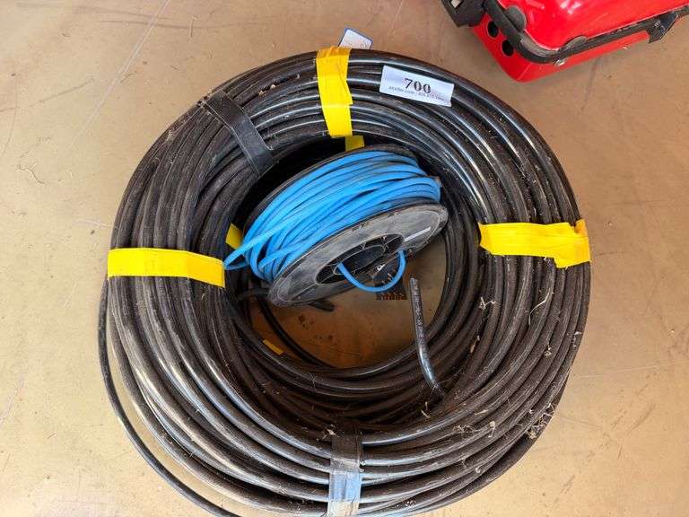 Assorted Cable Coil and Blue Cable Spool (2 Pieces)