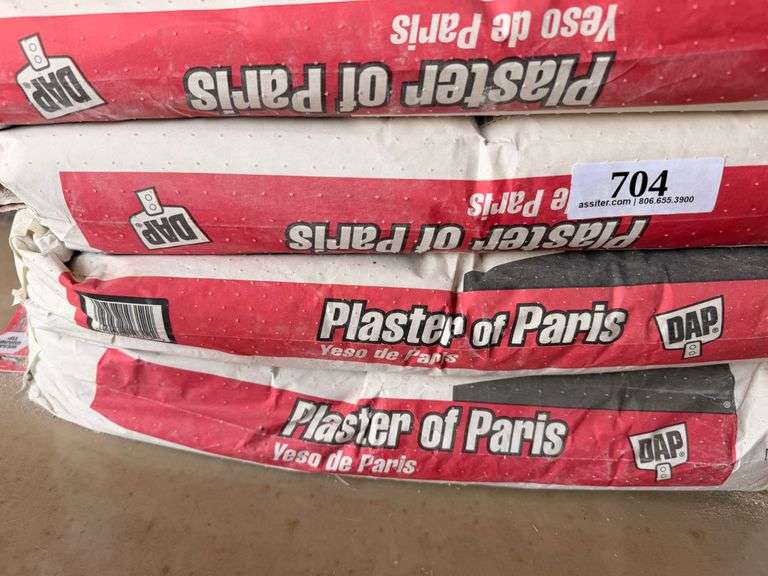 8 Bags of DAP Plaster of Paris Bags