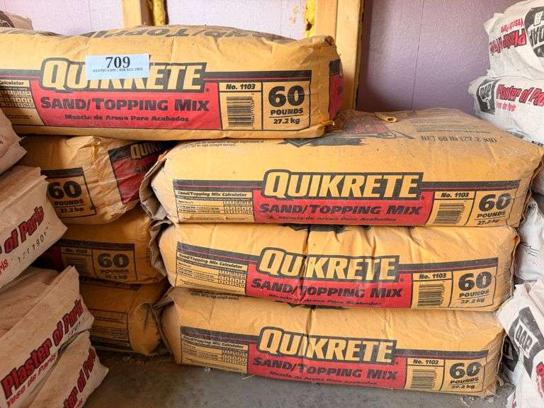 Quikrete Sand/Topping Mix, 60 lb Bags, No. 1103