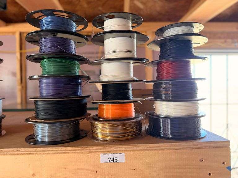 Assorted Lot of Filament for 3D Printers