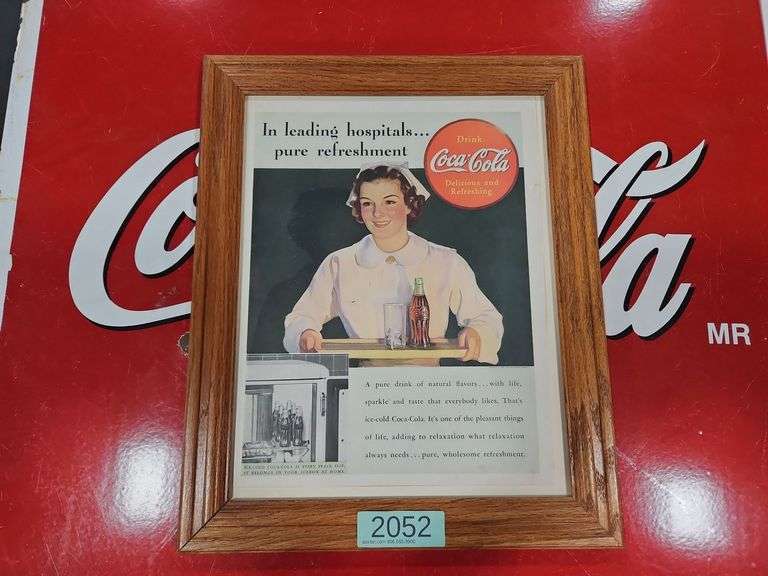 Framed Coca-Cola 