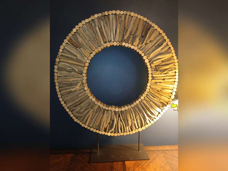 32" Round Driftwood cork stand.