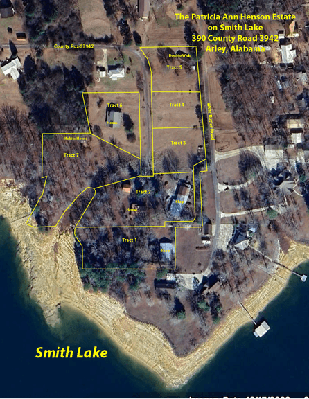 The Patricia Ann Henson Estate at Smith Lake, Arley Alabama