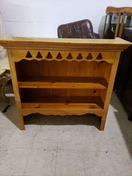 Wooden shelf 52 inches wide & 47 inches tall