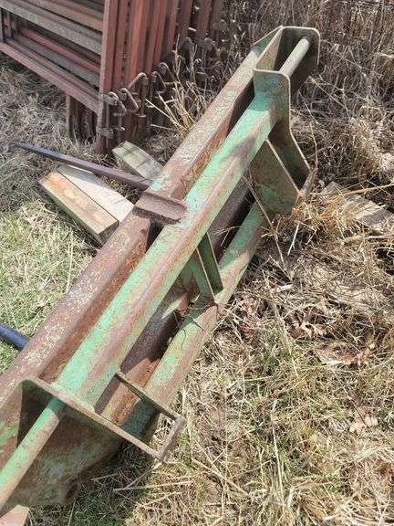 Double Bale Spike For Front End Loader. Fits John Deere