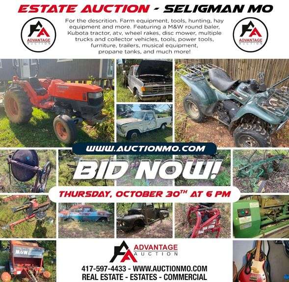 Estate Auction- Seligman MO