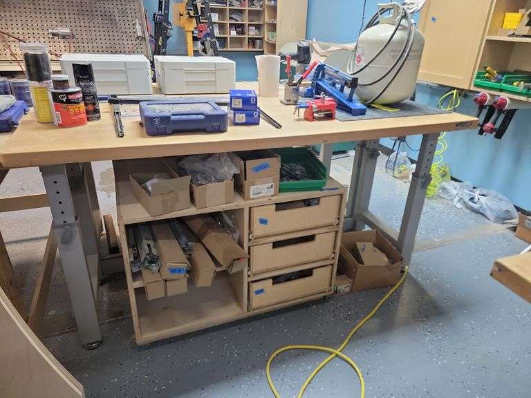 2.x 6 ft work table, no contents