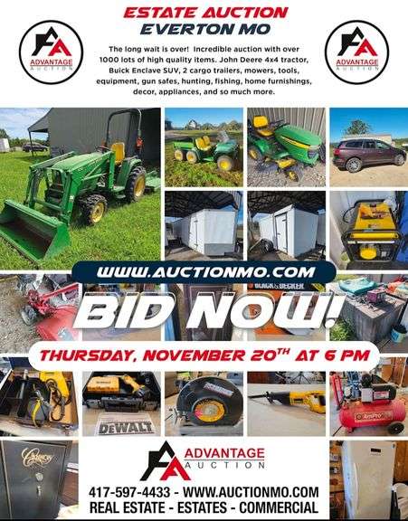 Estate Auction - Everton MO