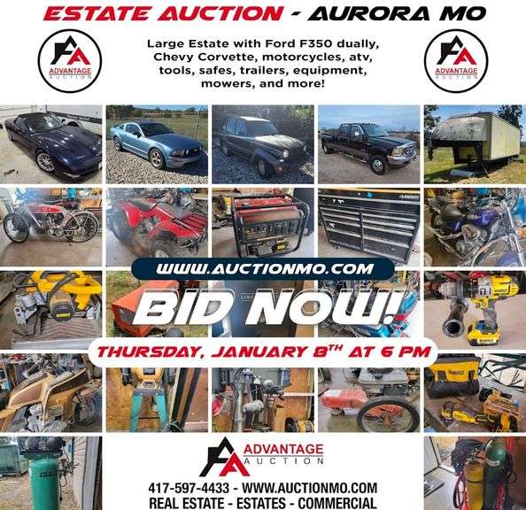 Estate Auction - Aurora MO