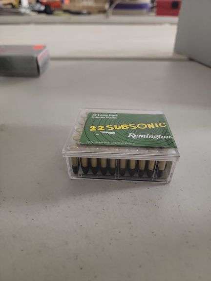 22 LR hollow point 22 Subsonic