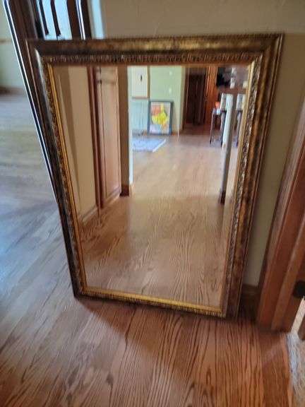 New add..Wall mirror with gold frame