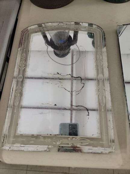 Two antique mirrors