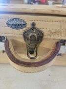 Tan Leather Suitcase
