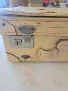 Tan Leather Suitcase