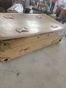 Tan Leather Suitcase