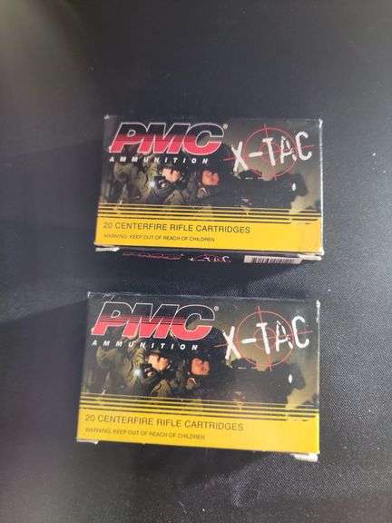 Two boxes PMC X - Tac 20 rifle cartridges