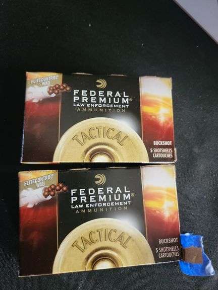 Two boxes 12 gauge, 2- 3/4 inch buckshot, 10 shells