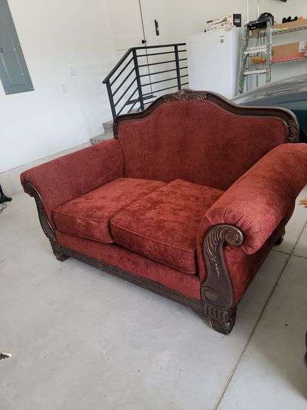 Vintage Red love seat