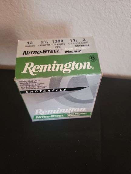 New box Remington 12 Gauge 2 3/4" nitro steel high velocity  magnum.