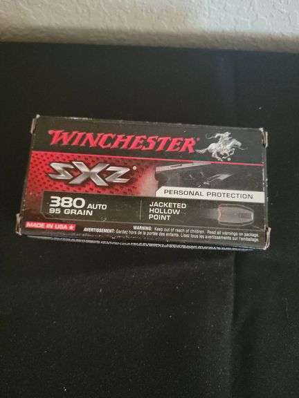Winchester 380 Auto. 95 grain. Missing 3