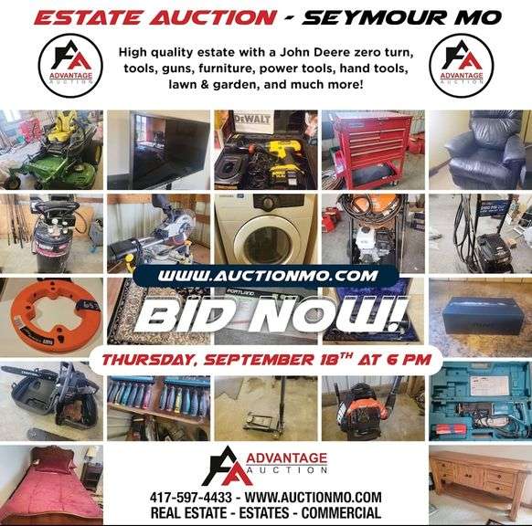 Estate Auction - Seymour MO