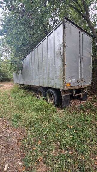 Semi truck cargo trailer, no title