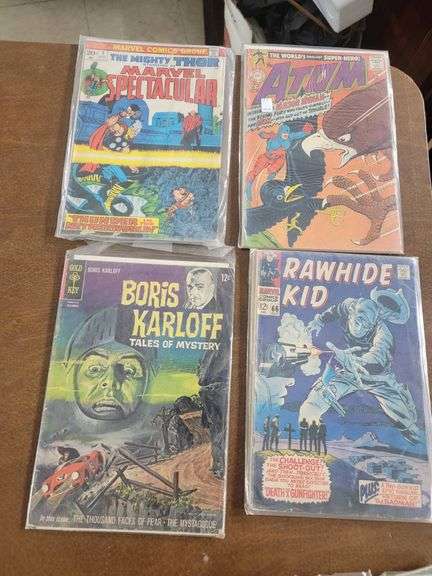 Four Vintage Comic Books from the 1960s-1970s