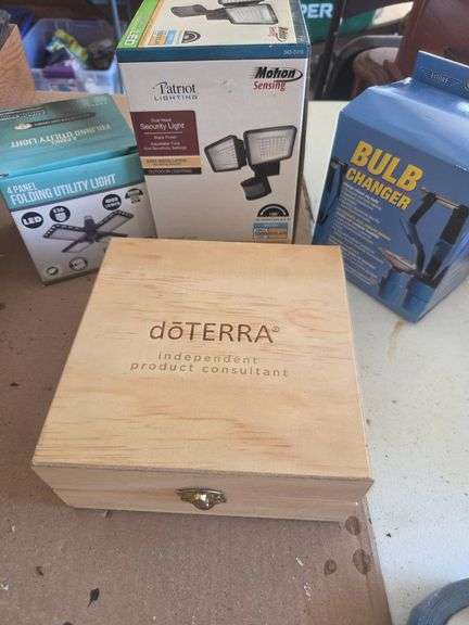 Lighting Accessories and doTERRA Wooden Box