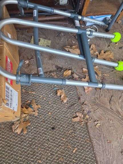Aluminum Walker, Crutches, and Cleaning Tools