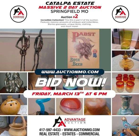 Catalpa Estate Auction #2 - Springfield MO