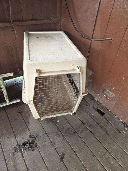 Plastic Pet Carrier with Metal Gate