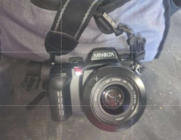 Minolta Maxxum 7 Camera with Lenses and Bag