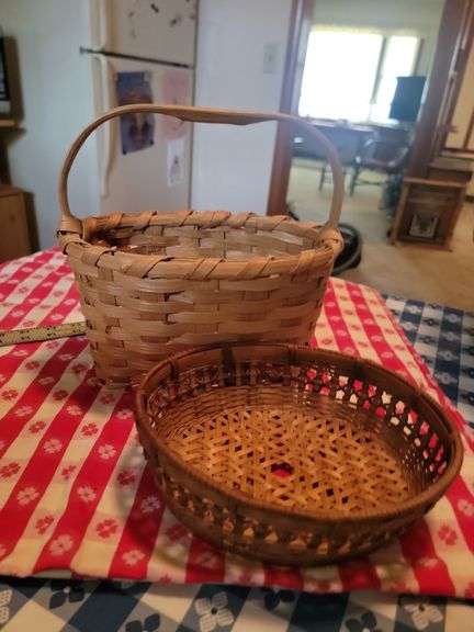 Two vintage baskets