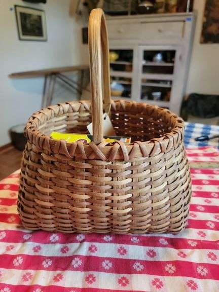 Antique split wood basket
