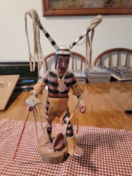 Kachina doll titled kashari clown