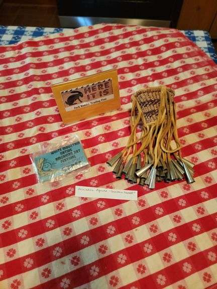 Mini Apache burden Basket and ephemera