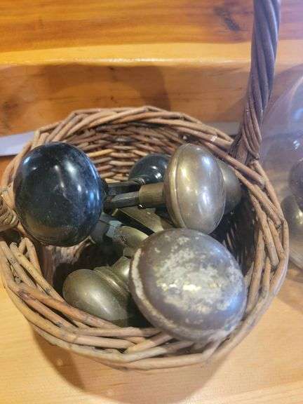 Vintage Brass and Metal Door Knobs