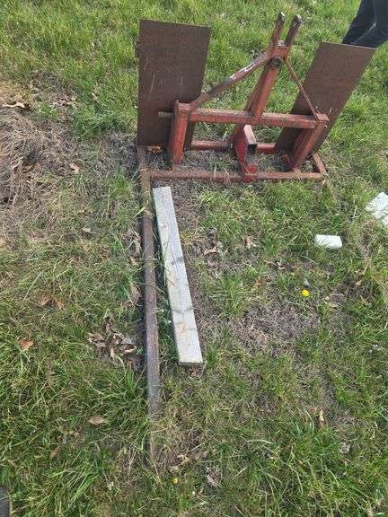 Rustic Metal Plow Attachment for Tractor
