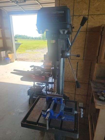 Craftsman 20: Industrial drill press 2 hp. 5/8" chuck 12 speed