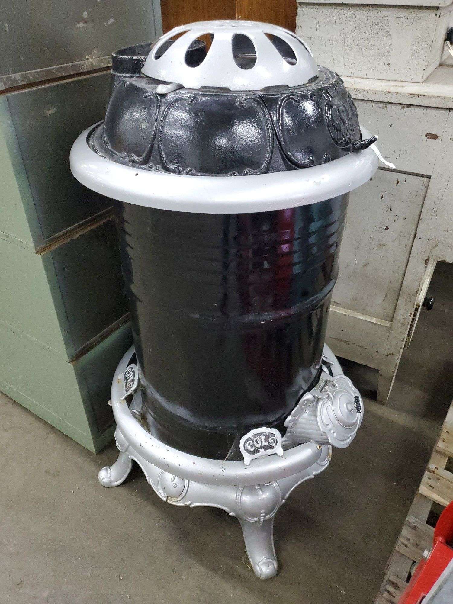 Coles hot blast stove