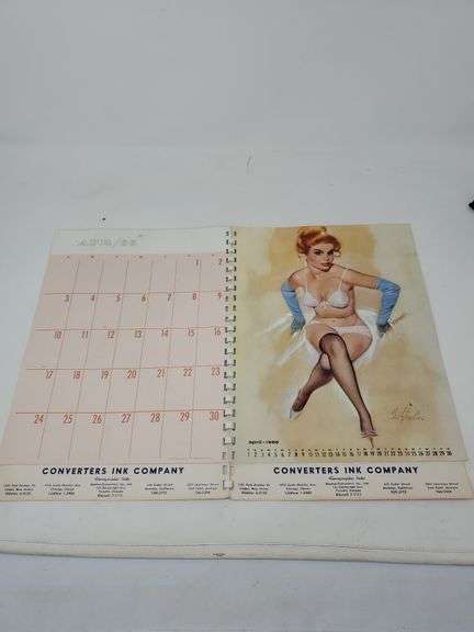 Artist Sketch Book Memo Calendar From 1963 & 1966 - Baer Auctioneers -  Realty, LLC