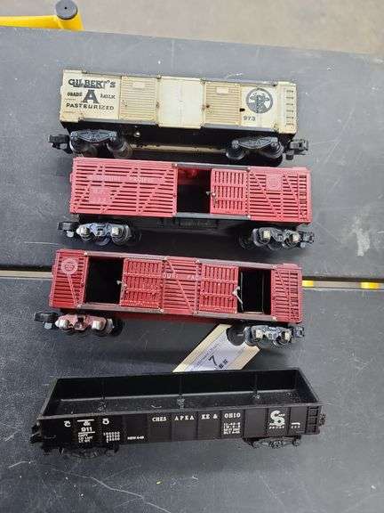 American Flyer Box Cars & Gondola.