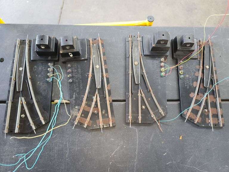 Two American Flyer Switch Track Sets with Lights (untested)