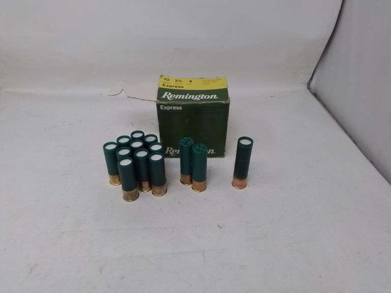 13 rnds assorted Remington 10ga 4 shot