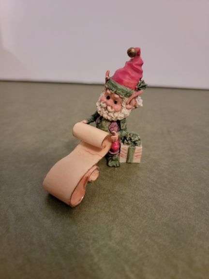 Enesco The North Pole Elf Figurine W/Box