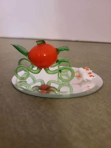 Vintage Hand Spun Pumpkin Carriage & Mice