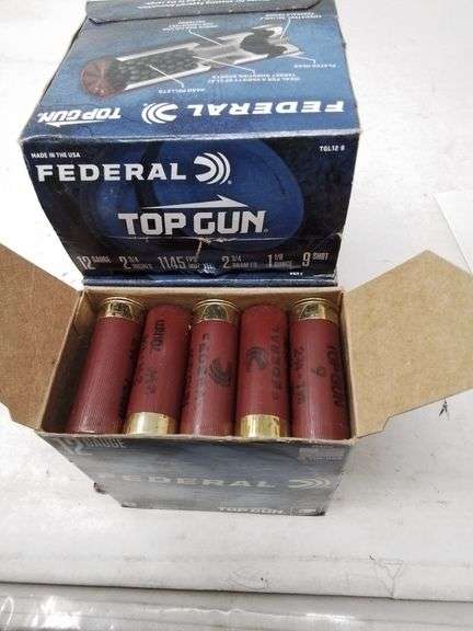 4-25 and box Federal 12ga 9 shot - Baer Auctioneers - Realty, LLC