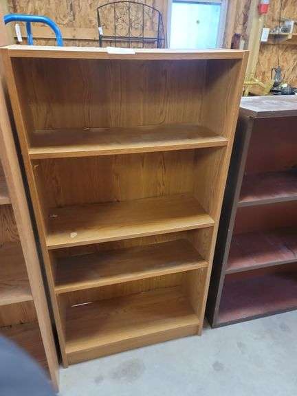 4 Shelf Bookcase (25"W X 10"D X 47½" L)