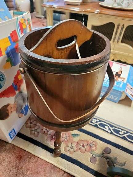 Magazine Bucket Wooden Magazine Bucket - Baer Auctioneers - Realty, LLC